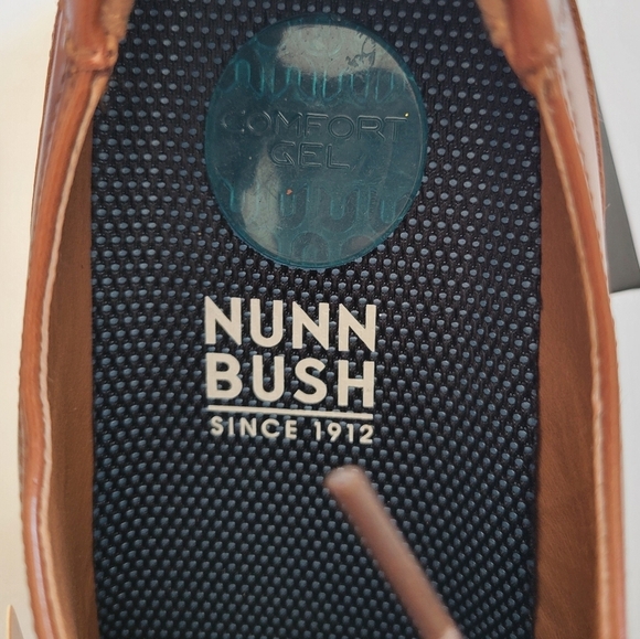 New Nunn Bush Men\'s Wide Fit Brown Leather Dress Shoes. main image 6